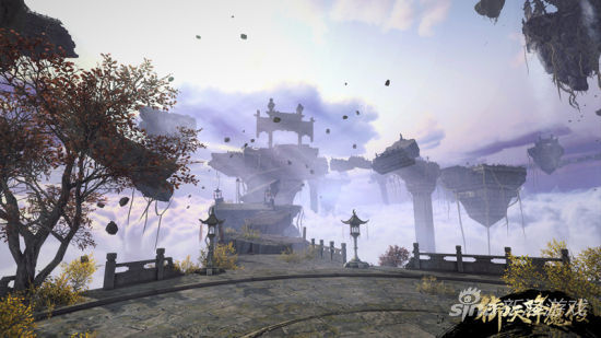 紫云缭绕的蒙福仙境