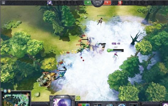 内测的时候《英雄三国》还有树林系统，这地图和UI是否有似曾相识的感觉？