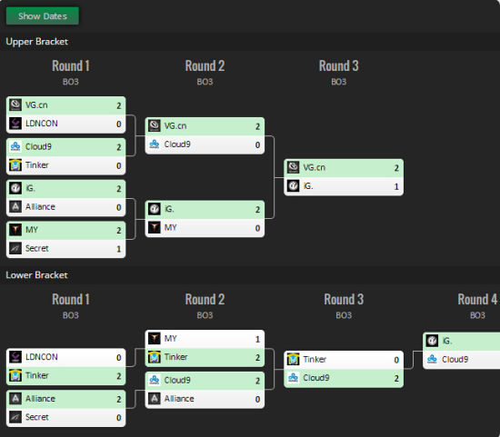 SL12中国队会师决赛 VG击败IG夺冠