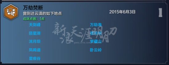 天涯明月刀ol游历点坐标