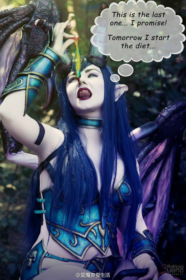 钓鱼贴！魔兽世界COSPLAY 术士和魅魔的悠闲生活