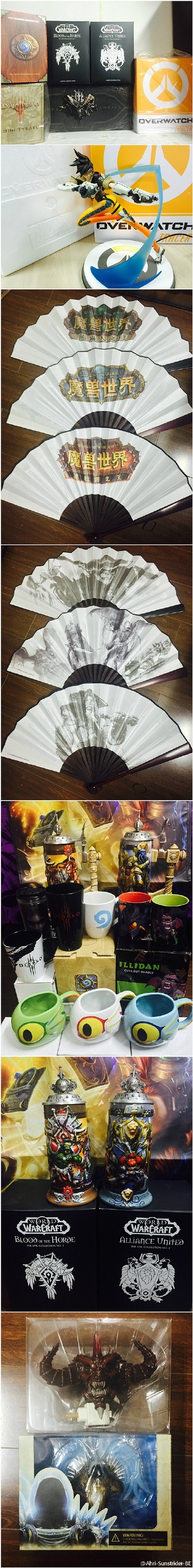 暴雪大法好！真粉玩家晒出海量暴雪游戏周边收藏