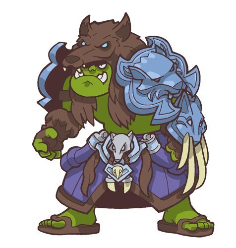 国外玩家作品：卡通化的魔兽部落三英雄