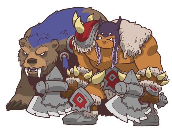 国外玩家作品：卡通化的魔兽部落三英雄