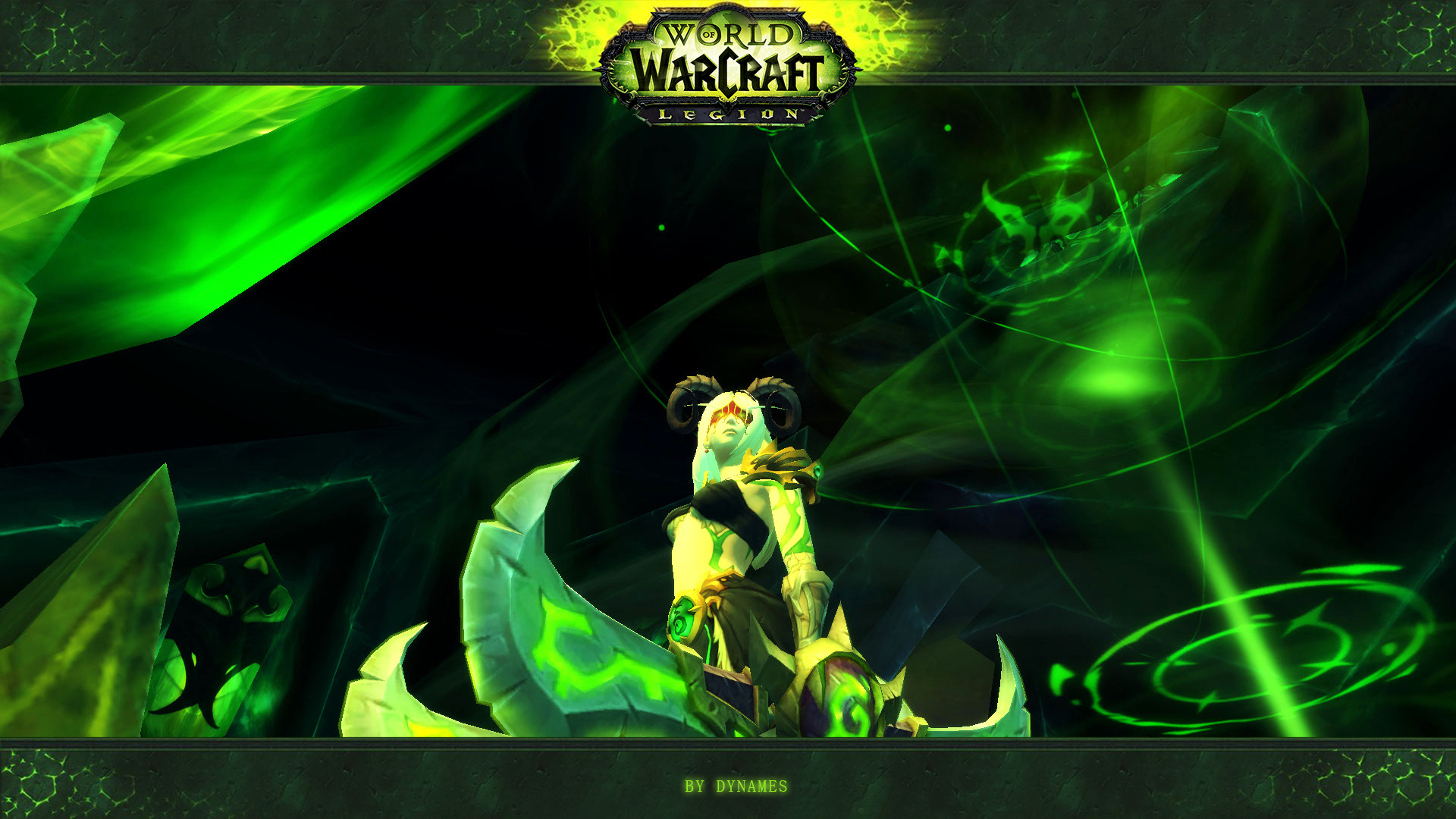 幻化玩家自制壁纸魔兽世界70军团再临主题桌面