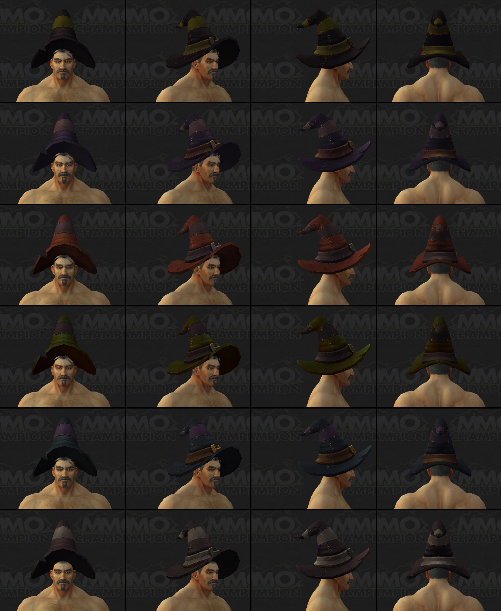 幻化福利：7.0新增4款全护甲通用女巫帽