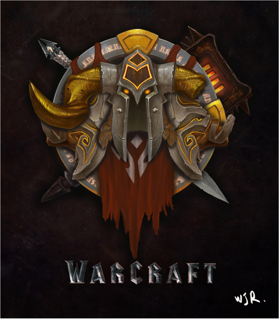 魔兽玩家原创作品:荣耀的象征 战士的职业徽章-新浪魔兽世界专区