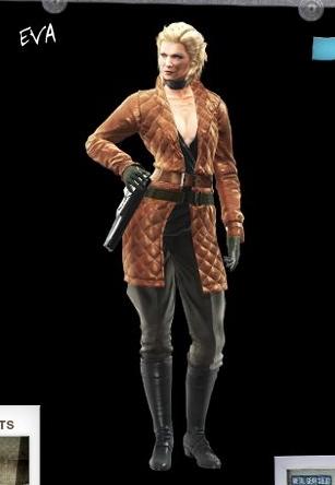 电视游戏 正文  最新的合金装备4演示中,终于出现合金装备3女主角eva
