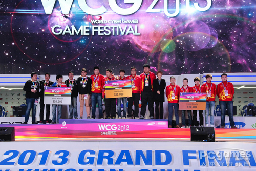 WCG2013世界总决赛各项目颁奖图赏