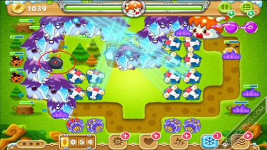 第三个炸弹打爆了，这关就好打了