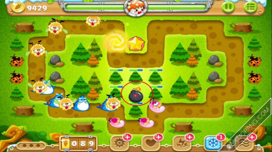 不用管怪物，先把第一个炸弹打出来再说