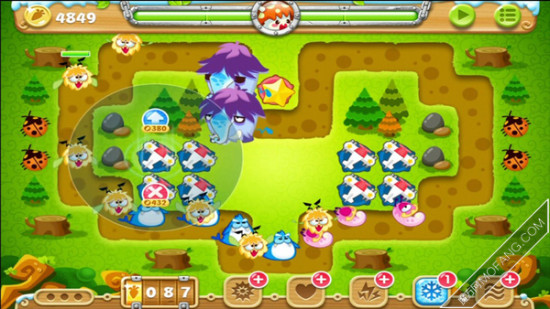 把第一个炸弹炸出来的玩具飞机都升到顶级