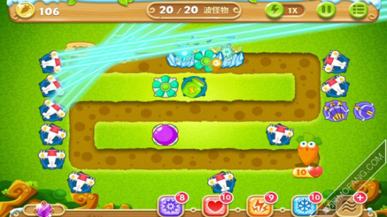 存钱继续建造飞机塔(依次满级)，消灭BOSS