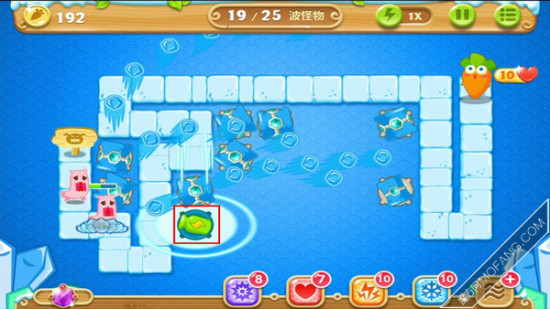 建造瓶子塔(顶级)攻击怪物