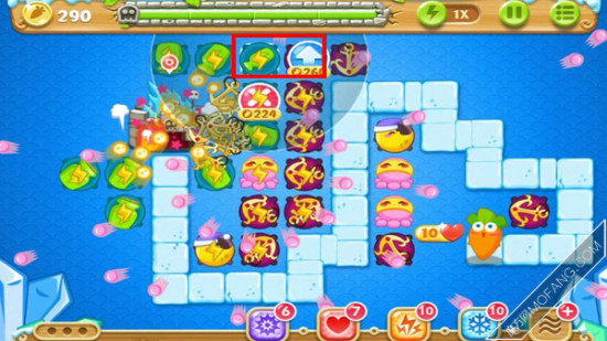 建造瓶子和船锚炸弹(满级)，摧毁城堡