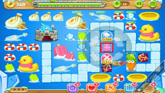 建造章鱼塔(满级)，增加AOE伤害