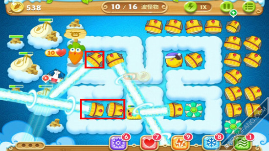 建造手电筒(满级)，清除剩余的道具