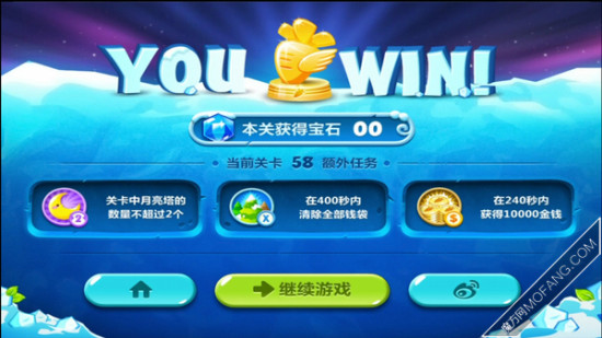 轻轻松松过关，很容易就YOU WIN！了