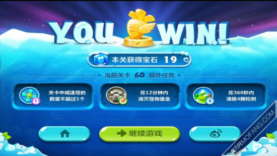 只要后期集中打堡垒，我们过本关很轻松。