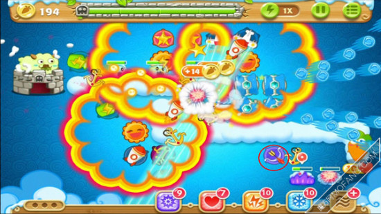 在上图标记的空地建造一个多重箭(不升级)，清理旁边物品