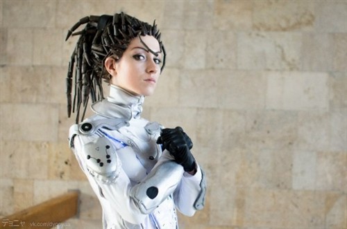 时空枢纽上的刀锋女王 凯瑞甘精品cos欣赏