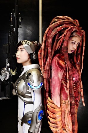 时空枢纽上的刀锋女王 凯瑞甘精品cos欣赏