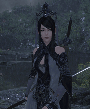 天涯明月刀近距离秀颜值GIF签名