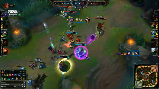 1月18日LPL职业联赛 Flame刀妹完美发挥LGD获胜