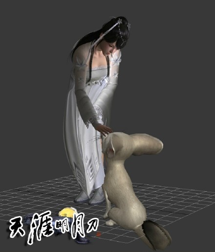东方雪姑娘 天涯明月刀OL新时装原画稿曝光