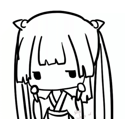 发射包子眼神 绸禾曲无忆Q版GIF动图秀