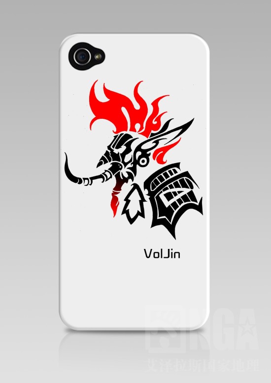 玩家自绘炫酷手机壳 冷艳希女王霸气伊利丹