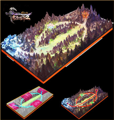 图片： (图4)《完美国际2》全新PVP战场超大沙盘.jpg