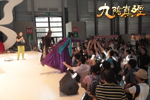 高温引爆蜗牛展台 九阴真经CJ首日看点