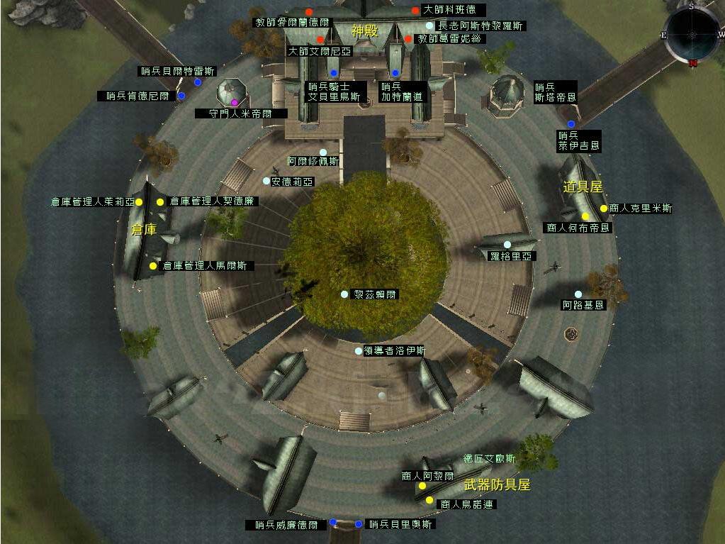 精灵村概貌图_立体概貌地图_地图介绍_天堂ii_资料库_网络游戏_新浪游