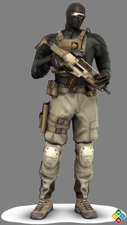 《合金装备4》人物及武器设定