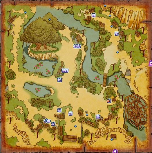 游戏地图_主要城镇介绍_河柳村