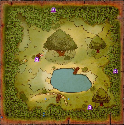 森林游戏地图高清图片