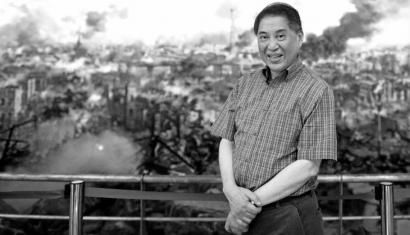 6月13日，台湾著名作家白先勇在“四平战役纪念馆” 本报记者 郭亮 摄