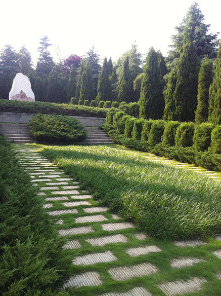 走近庄严静谧的王光美墓地