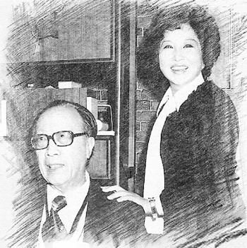 梁实秋与夫人韩菁清