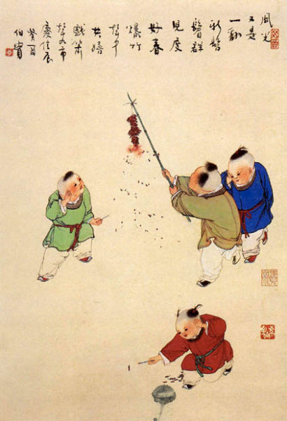 民俗学认为,爆竹起源于先秦时期已存在的"爆祭"活动.