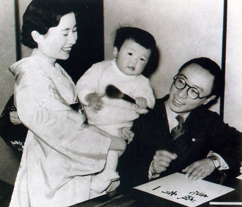 溥杰夫妇与女儿慧生