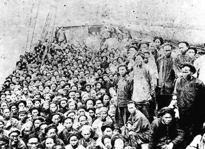 当年贩卖“猪仔”的情景