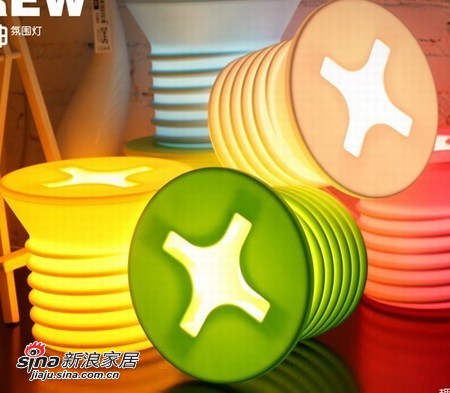 创意钉子灯具 浪漫气氛一触即发(2)