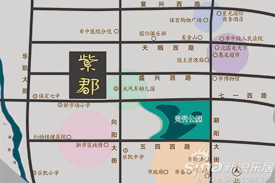 紫郡区位图