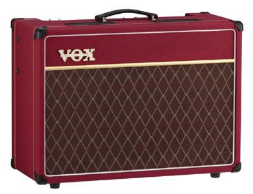 将于10月下旬开始出售vox音箱"ac15c1"的限量版彩色样品"ac15c1-rd"