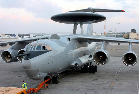 資料圖:印度訂購的俄羅斯A-50EI預警機