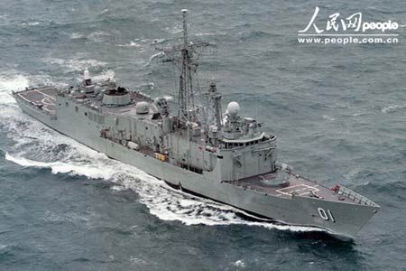 资料图：澳大利亚“阿德莱德”级护卫舰