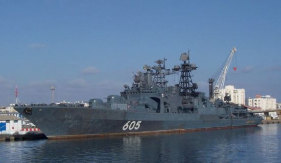 　　资料图片：俄罗斯无畏级导弹驱逐舰列夫琴科海军上将号