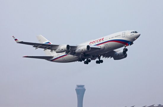 资料图: 俄罗斯伊尔96大型客机